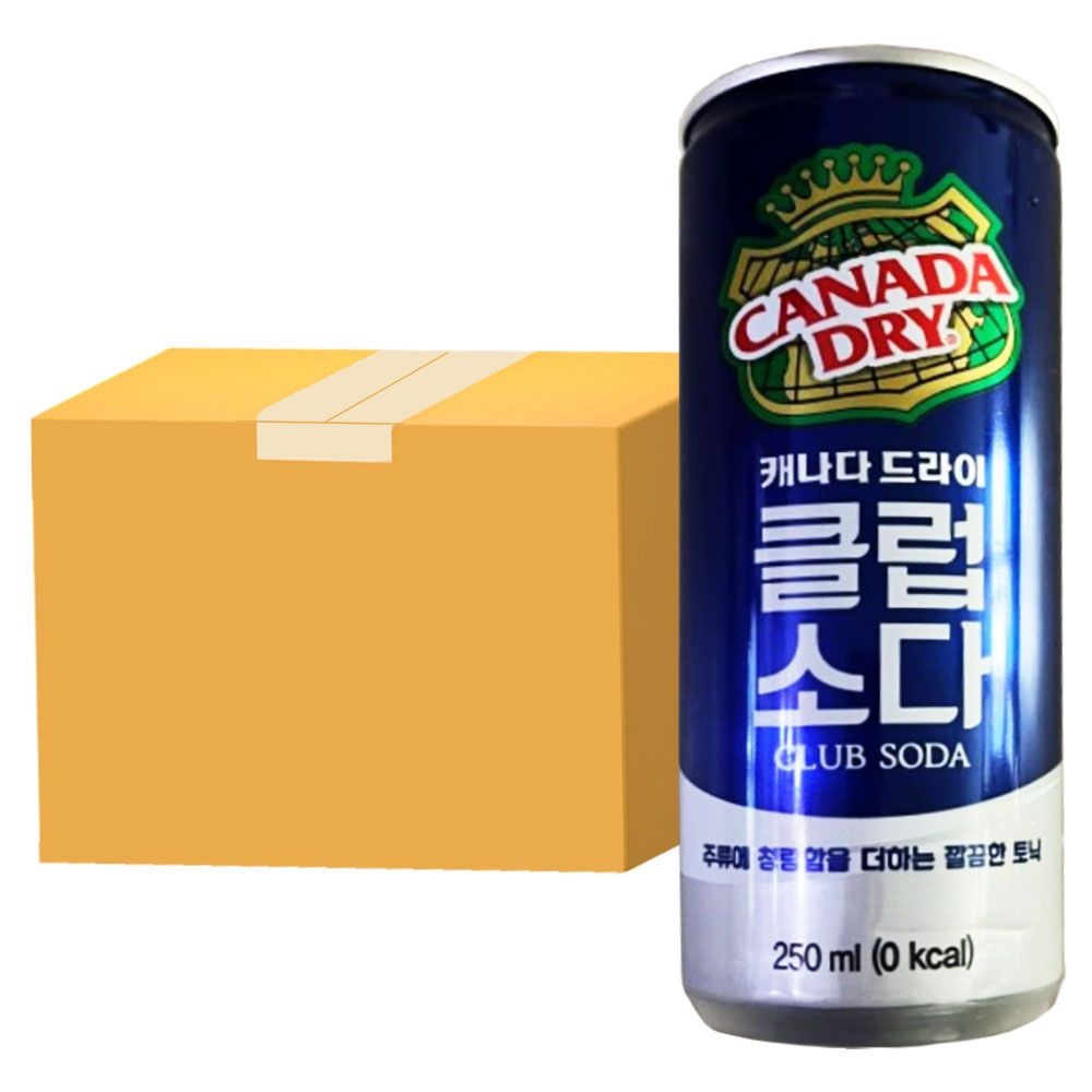 캐나다드라이 클럽소다 250mlx60개 하이볼 무향 토닉워터
