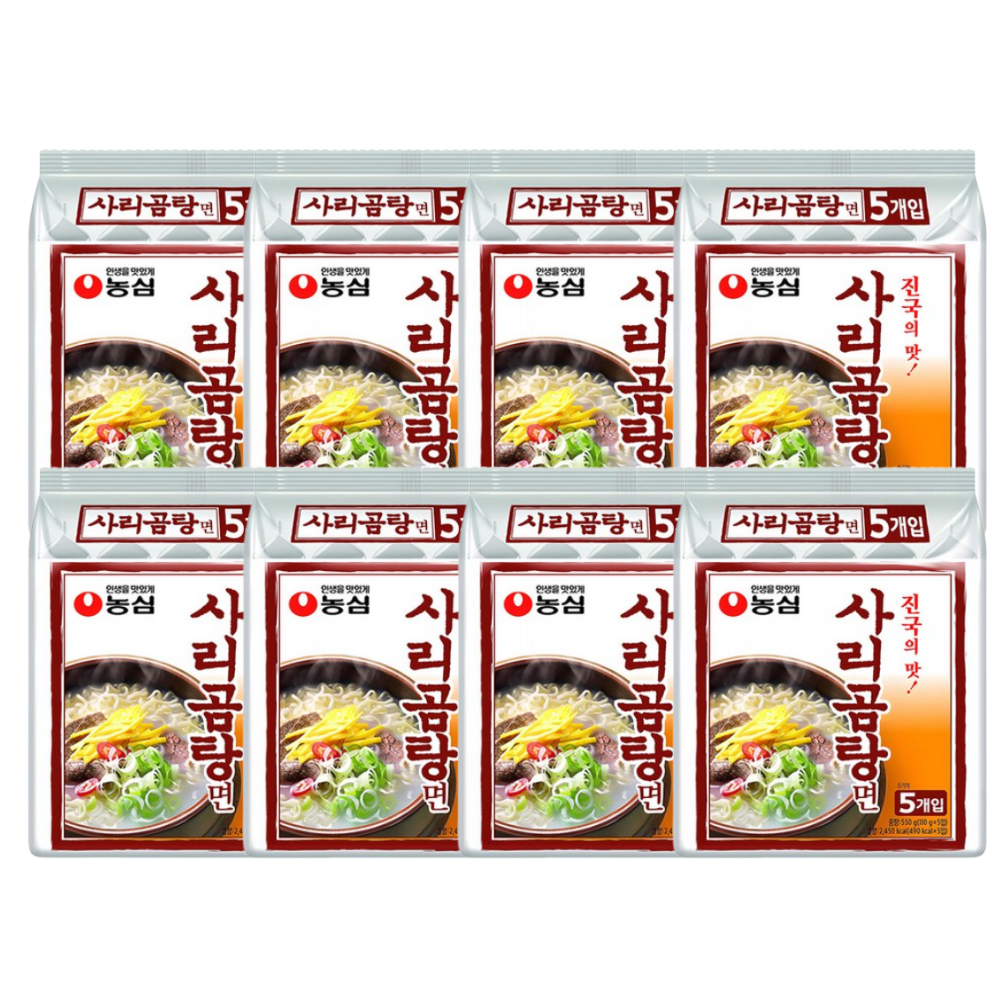 사리곰탕면 110g 5개입 8 팩 (총 40개 )