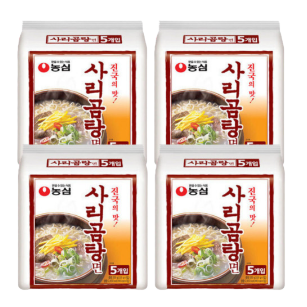 농심 사리곰탕면 110g 5입4개(20개)