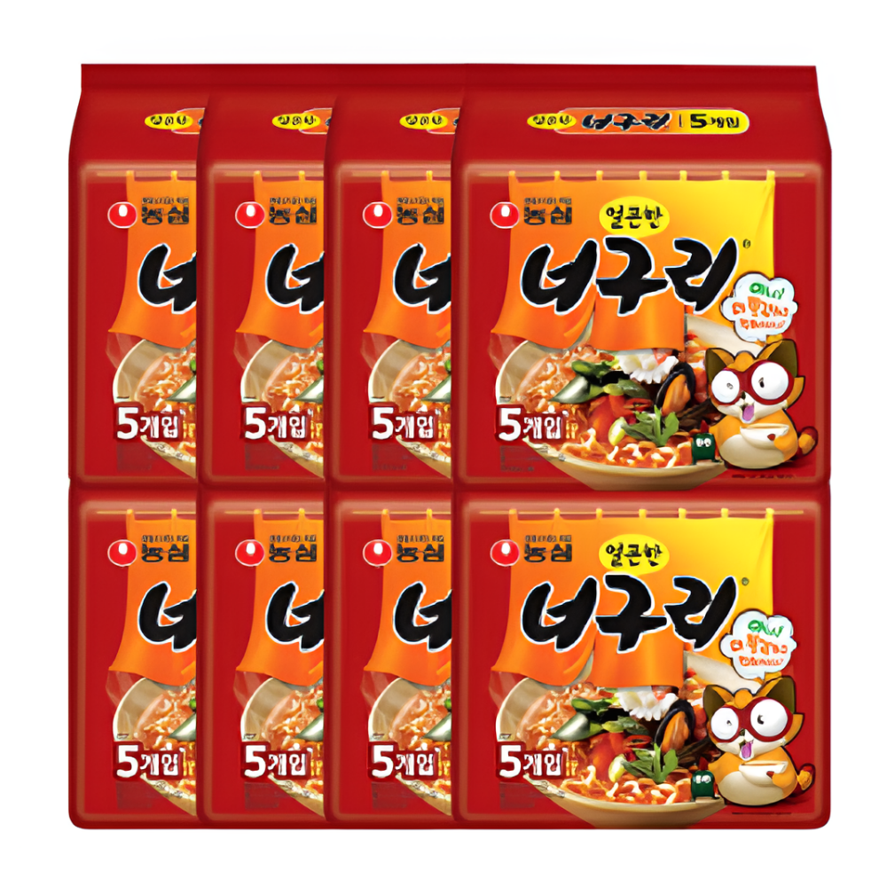 농심 얼큰한너구리 120g 5입 8개 (총40개)