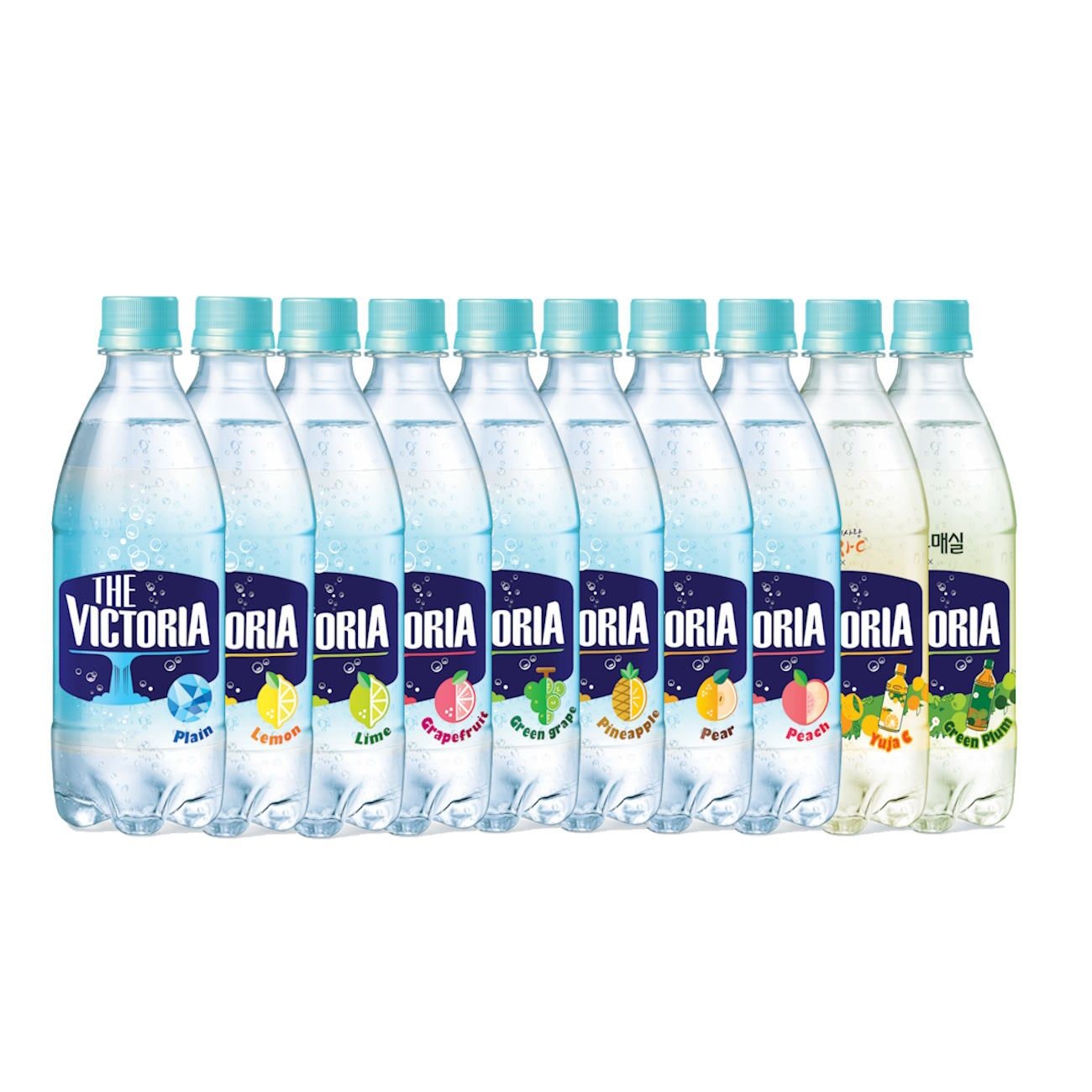 [온세일][웅진식품] 더 빅토리아 탄산수/탄산음료 500ml x 40페트(10종 중 택2) (플레인)
