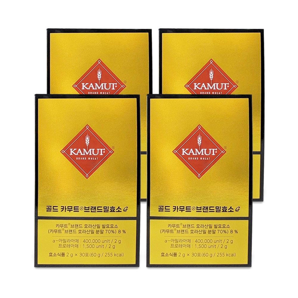 그레인온 골드 카무트 브랜드밀 효소 G 2g x 30포 4개 So