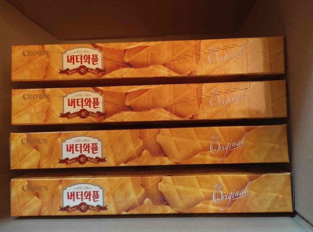 크라운제과 버터와플 316g 10개