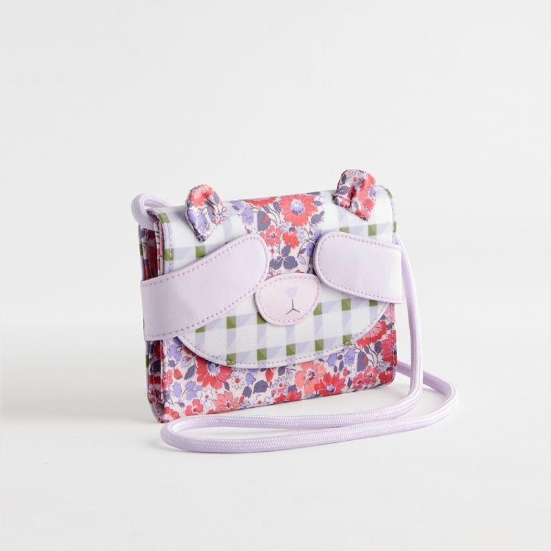 캐스키드슨 키즈 베어 크로스바디 백 - 아카이브 딧시 핑크 Pink/Blue 358334