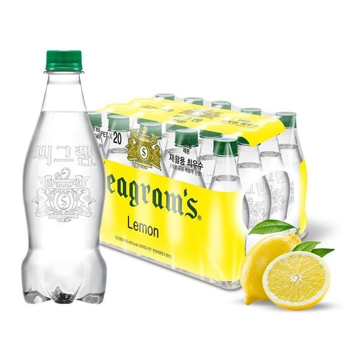 씨그램 탄산수 레몬 450ml x 20 코스트코 마켓송지2511