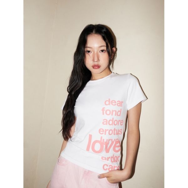 OAFISH LETTERING T-SHIRT, WHITE 224876