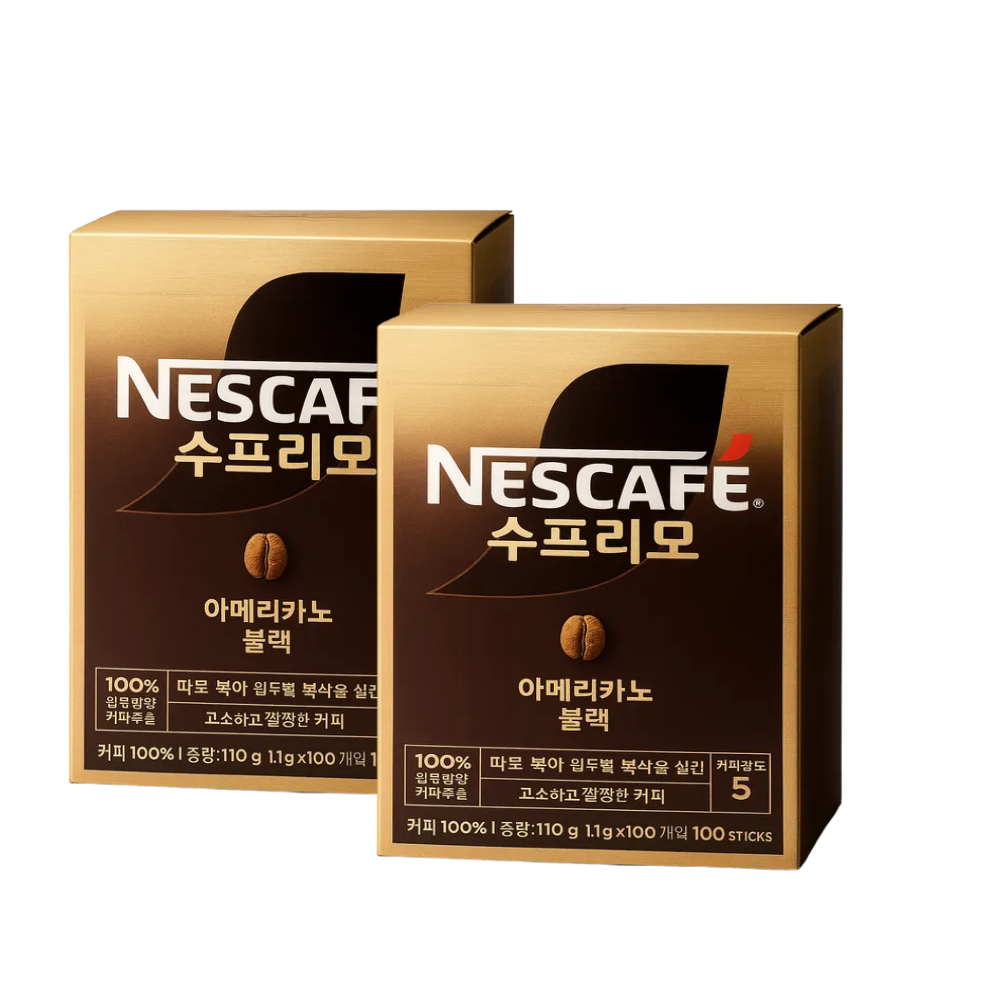 네스카페 수프리모 아메리카노 블랙 200T