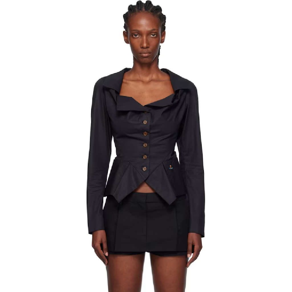 비비안웨스트우드 블랙 먼데이 셔츠 252314F109006