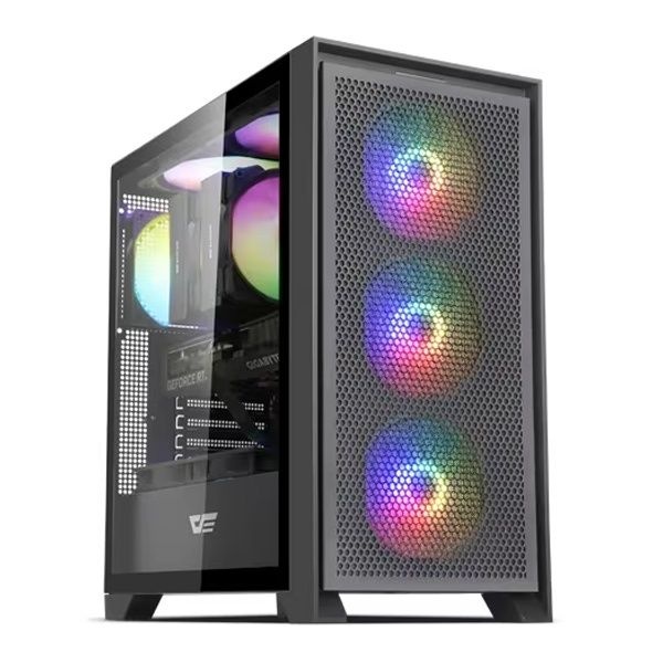 UnKnown darkFlash DRX70 MESH RGB 강화유리 미들타워 블랙