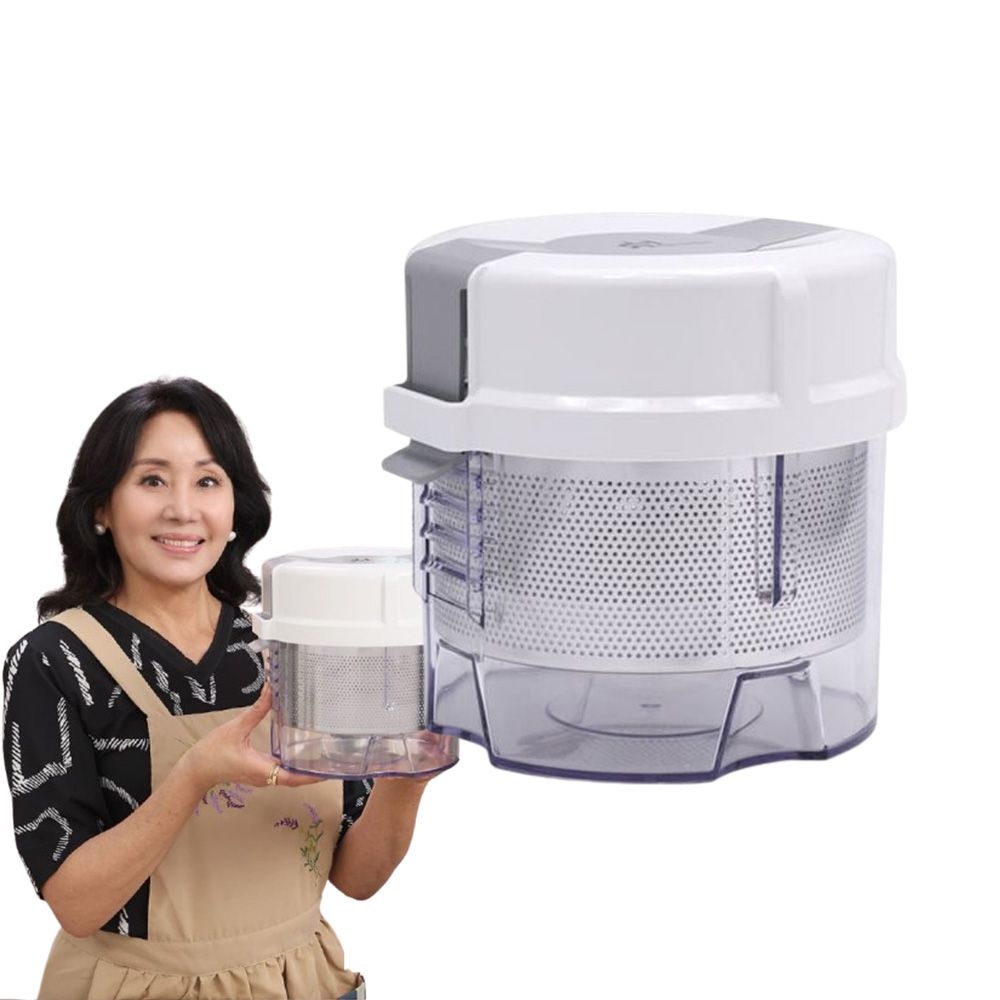 [오늘출발] 홍여진 하이로 빅스텐 매직 짤순이 유청분리기 2.4L 대용량 야채 음식 탈수기