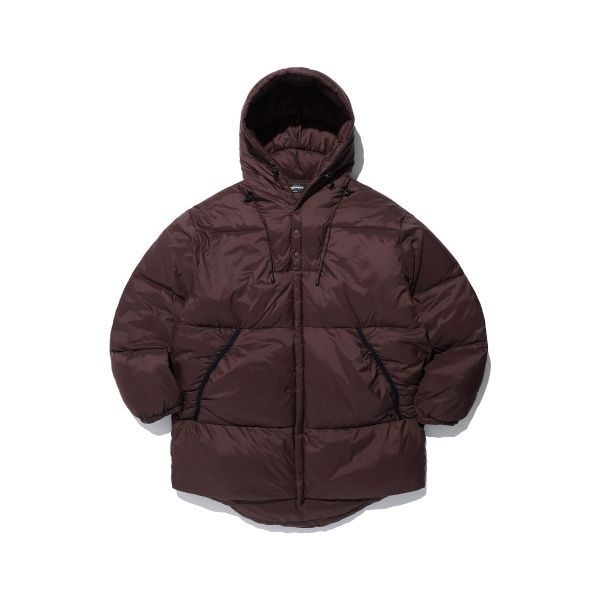 NICEGHOSTCLUB 나이스고스트클럽 NICEGHOSTCLUB HOODED MIDI PUFFER_BROWN(NG2EWUB902A) 191661 {0m}