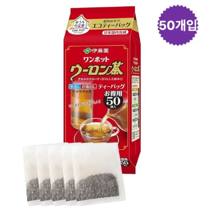 [무료배송] 이토엔 일본 우롱차 티백 4g 50개입 x 2개 세트