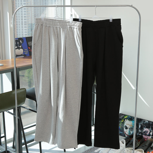 [기타 (패플)] [우기브로]WWF 남자 빅사이즈 할시언 원턱 와이드 팬츠