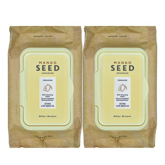 [더페이스샵] 더페이스샵 망고씨드 실크보습 소프트 클렌징 티슈(50매) 2개