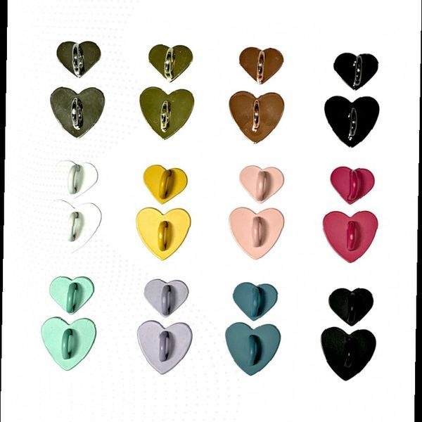 하트 폰케이스 장식 고리 핸드폰 꾸미기 부착 키링 분실방지 휴대폰 액세서리 다양한 컬러 폰꾸 부자재