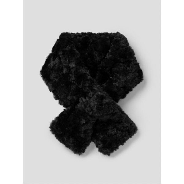 에잇세컨즈 [에잇세컨즈] 페이크 퍼 터널 머플러  블랙 (195X84WY55)