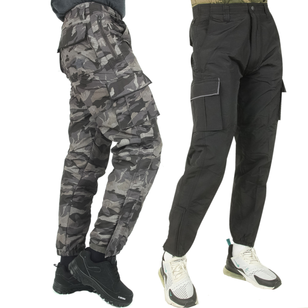 [기타 (패플)] [인코디아웃도어]겨울 남성 전술 기모 패딩 항공바지 남자 아우터 작업복 바지 CWWF-101