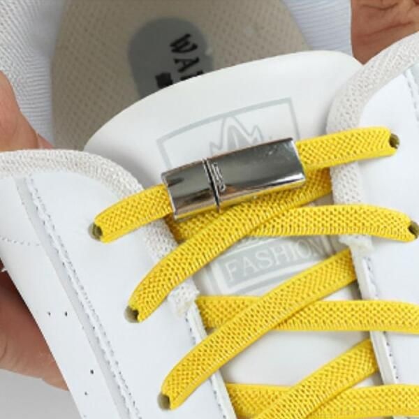 [셀러허브 유니섹스] [룽스]고정 매듭없는끈 풀림 방지 자석형 운동화