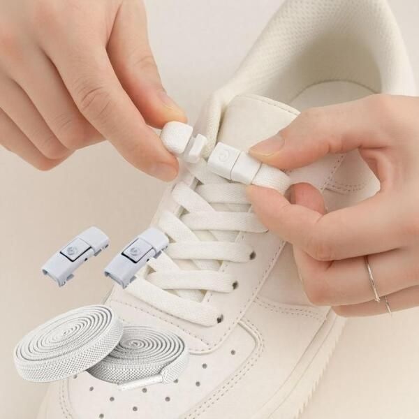 [셀러허브 유니섹스] [룽스]끈 매듭 없는 마그네틱신발끈 실용 신발끈