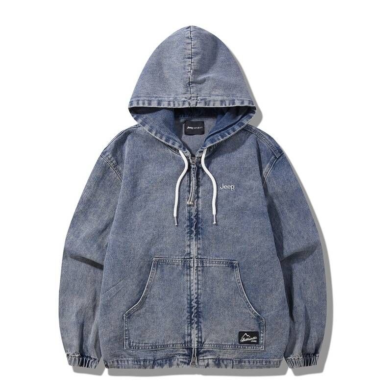 지프 JEEP 남여공용 데님 스트링 후드집업(Q1701) 521245