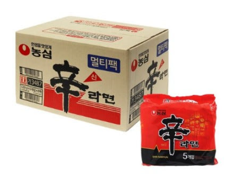 농심 신라면 120g 40개 한박스 도매 업소용 대용량 식자재 식당 box 40입 40봉