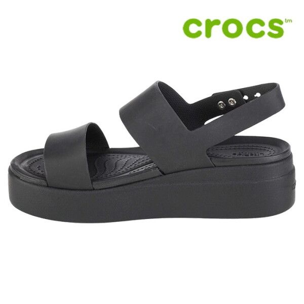 [크록스 (패플)] [크록스]크록스 여성용 웨지 샌들/ 206453-060/ 우먼스 브루클린 로우 웨지 힐