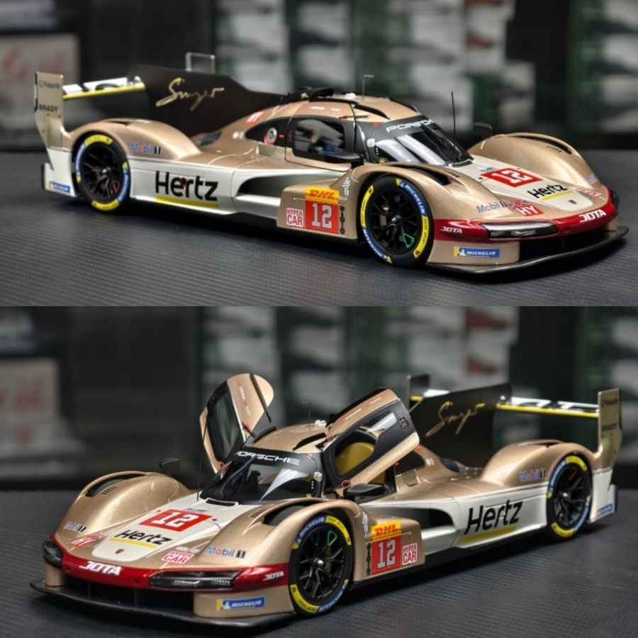 [해외] 노레브 포르쉐 963 허츠 팀 조타 르망 모형 자동차 프라모델 다이캐스트 1:18