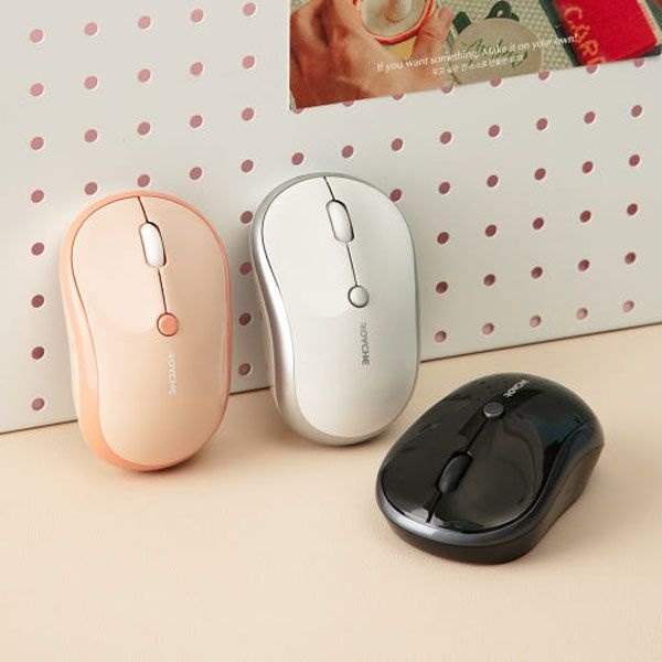 [롯데온] 저소음 마우스 RX-660 무선 화이트 /블랙 / 코랄 (4,660원 / 무료배송)