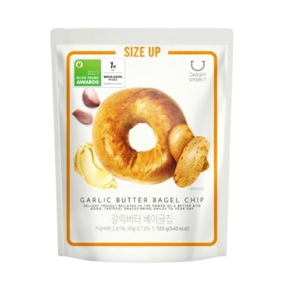 딜라이트 프로젝트 딜라이트 프로젝트 베이글칩 125g 어워즈기획 2종 중 택1 갈릭 허니