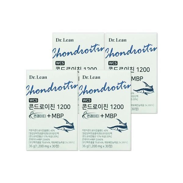 [하프클럽]닥터린 콘드로이친 1200 콘레이티 + MBP 1200mg 30정 4개/mjc