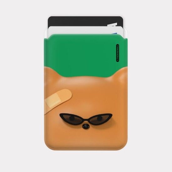 /더나인몰 gummy big face [맥세이프 카드슬롯]