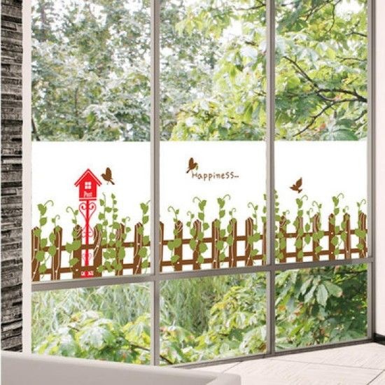 아트박스/꾸밈 pc156-행복이가득한울타리_불투명유리시트