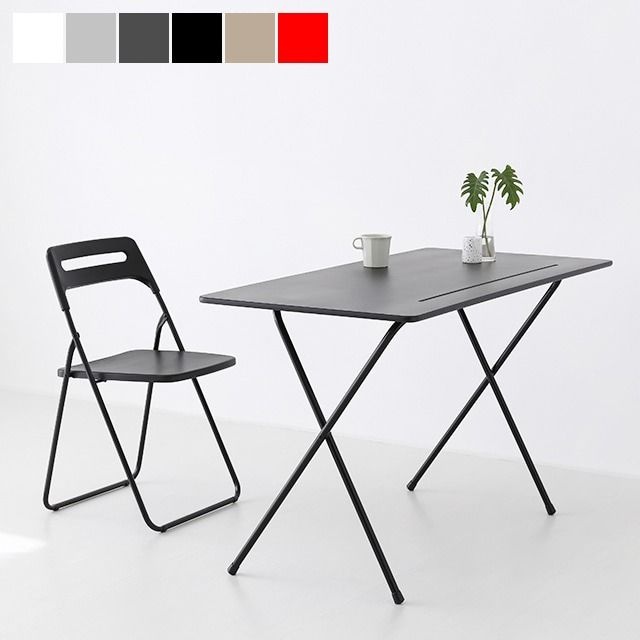 GOSI 접이식테이블 120 SM 614 + LOCCO 접이식 의자 1개 세트 당일발송