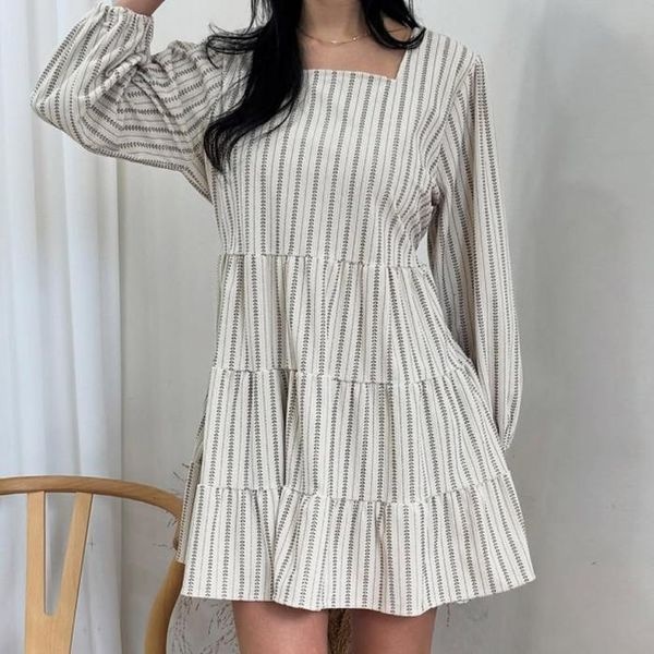 셀러허브_여성트랜드패션 [하프클럽]빅사이즈 511 세로잎패턴주름원피스 DYPV672