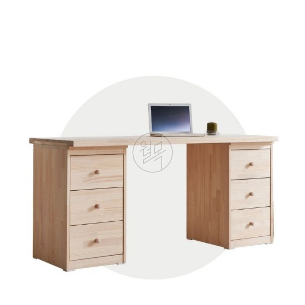 원목 노트북 책상 피톤치드 재택근무용 원룸 미니멀 정리 서재