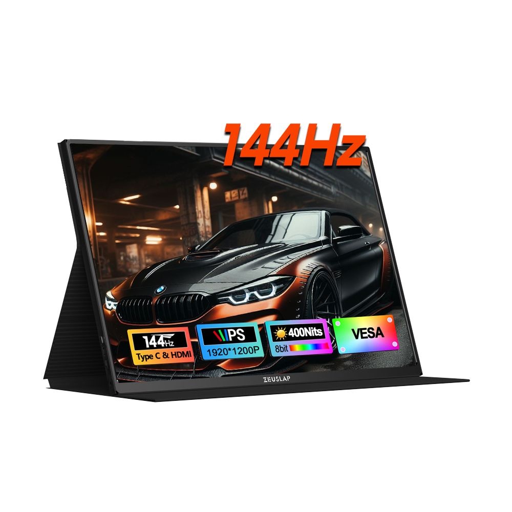당일발송] ZEUSLAP 휴대용 고주사율 모니터 P16Ultra 포터블 슬림베젤 게임모니터