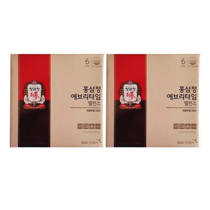 상세정보참고 정관장 홍삼정 에브리타임 밸런스 10ml x 60포