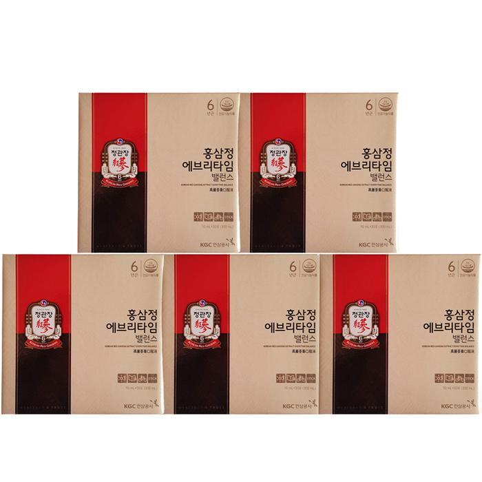 상세정보참고 정관장 홍삼정 에브리타임 밸런스 10ml x 150