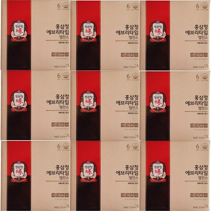 상세정보참고 정관장 홍삼정 에브리타임 밸런스 10ml x 270