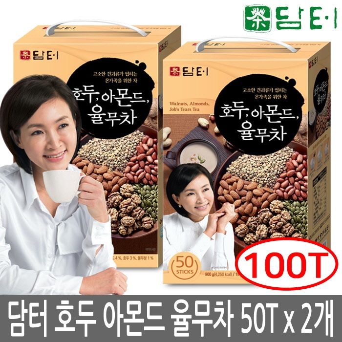 담터 호두아몬드 율무차 50Tx2개 100T /생강차/쌍화차