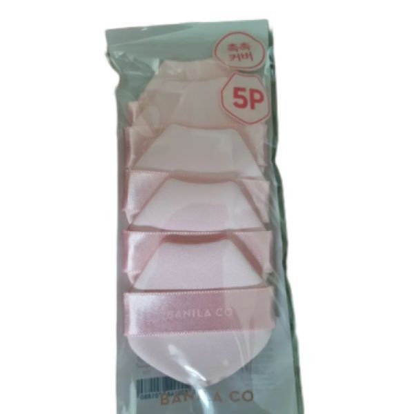 온라인 바닐라코 에센스 스킨 핑크 쿠션 퍼프 5개입