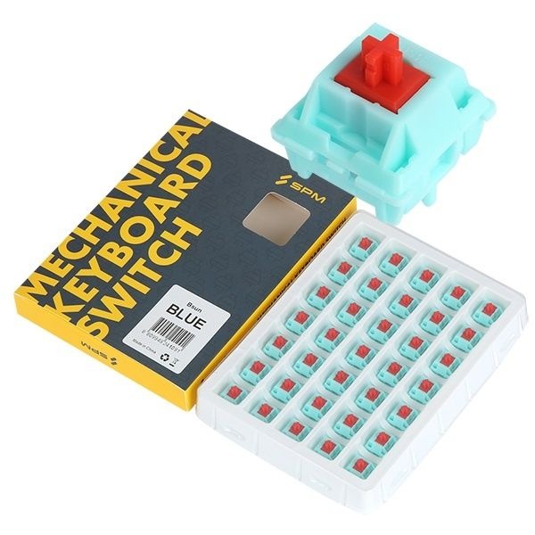 SPM 기계식 축교환 스위치, Bsun 비선 블루 리니어 5핀 105개 패키지