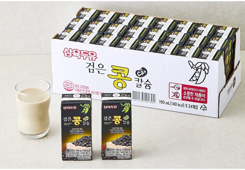 양구니네 동명 국산 삼육두유 검은콩칼슘 190mL 1박스