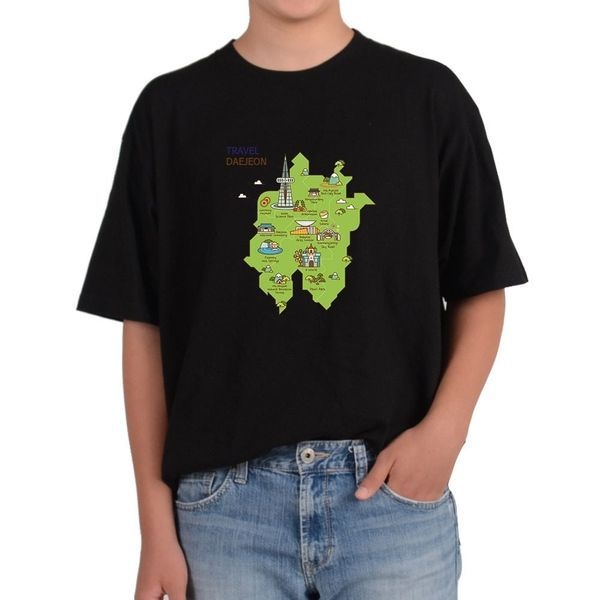 [하프클럽]비캔버스BECANVAS 32수2합 피그먼트반팔티 대전여행 한국여행 KOREA TOUR DAEJEON 모든색상사이즈