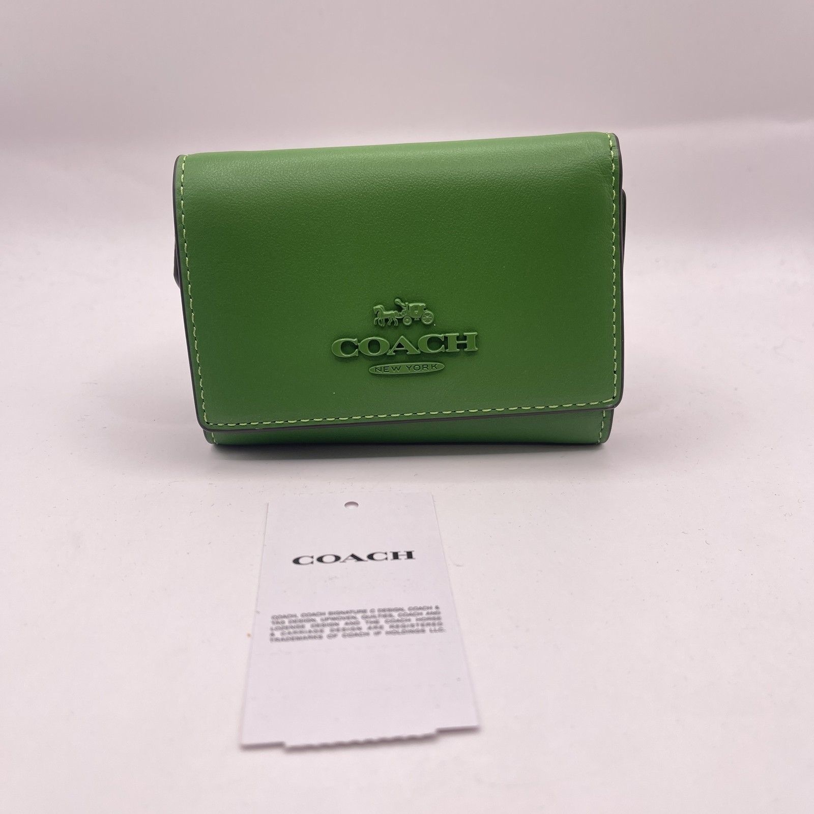 코치 coach [세금포함] [정품] 여성용 마이크로 지갑 Trifold 원활한 가죽 CP260 Kelly 동전지갑 카드지갑 반지갑 3228528 40