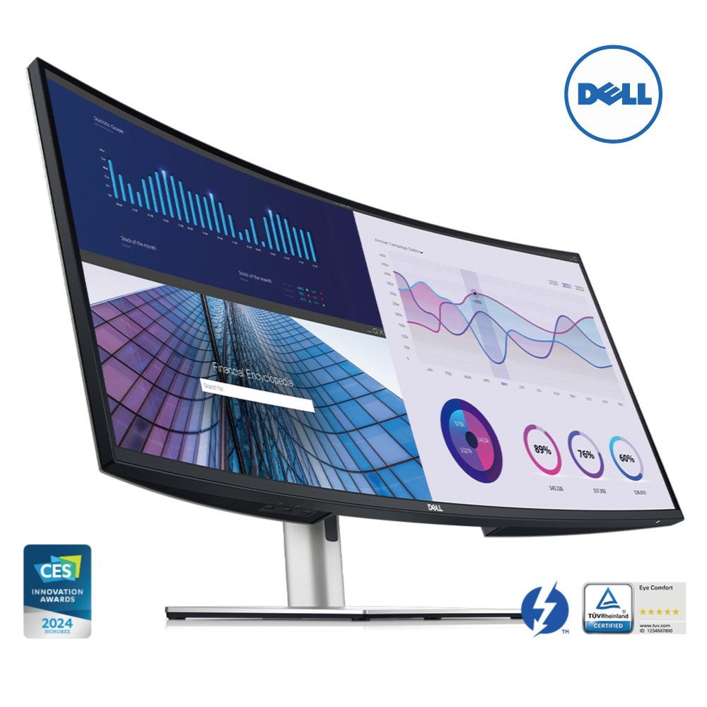 델 Dell 울트라샤프 UltraSharp U3425WE 34인치 WQHD 커브드 IPS Black Thunderbolt 허브 모니터
