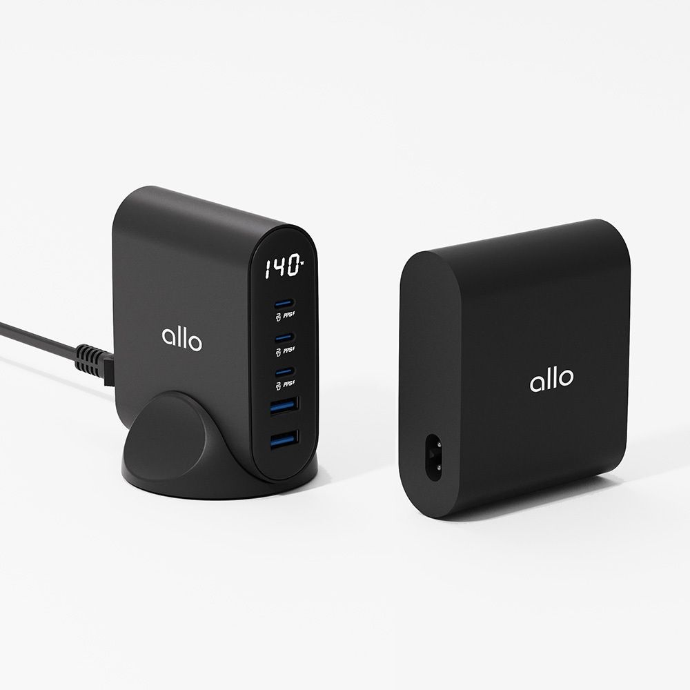 알로 코리아 140W GaN 프로 PD PPS 초고속 5포트 멀티 충전기 UC5140GPD 259174Moony