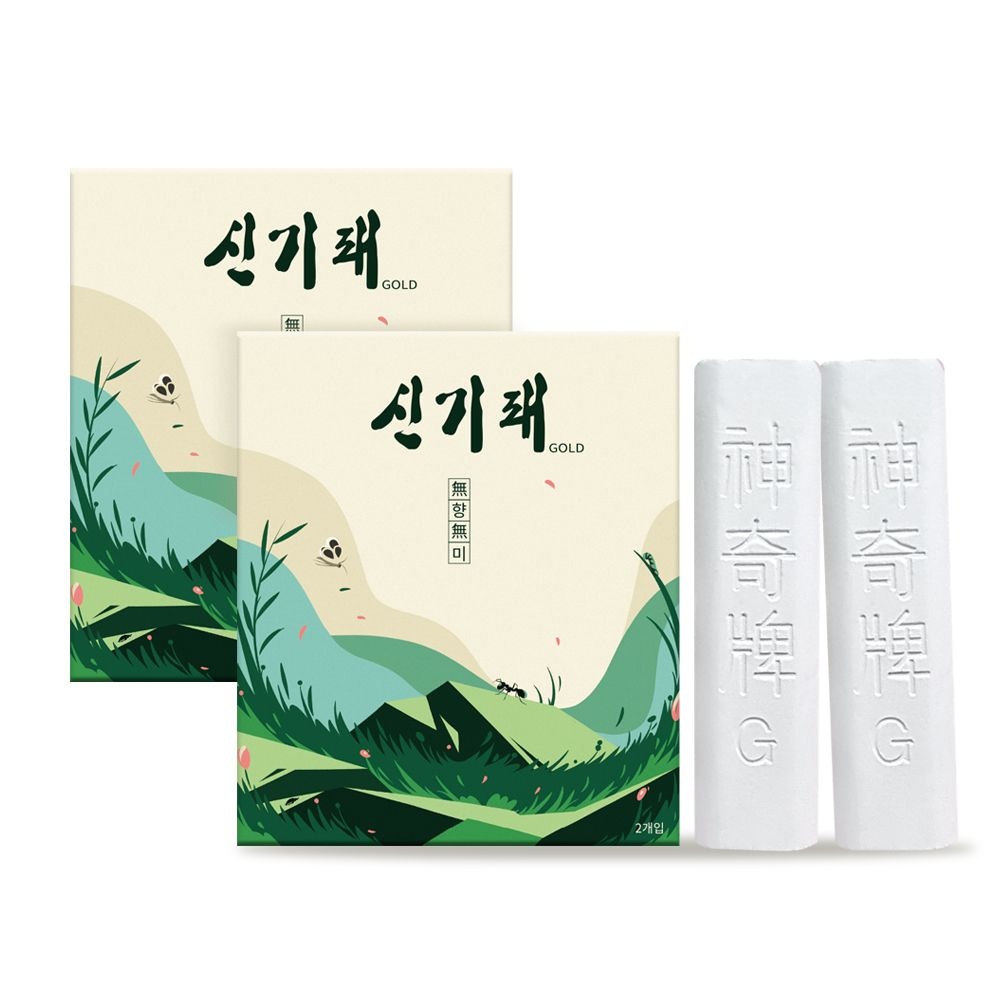신기패 2개입X2개 총 4개입 분필형 살충제 바퀴벌레약 초파리트랩 개미약 모기퇴치 지네약 해충약 좀벌레약