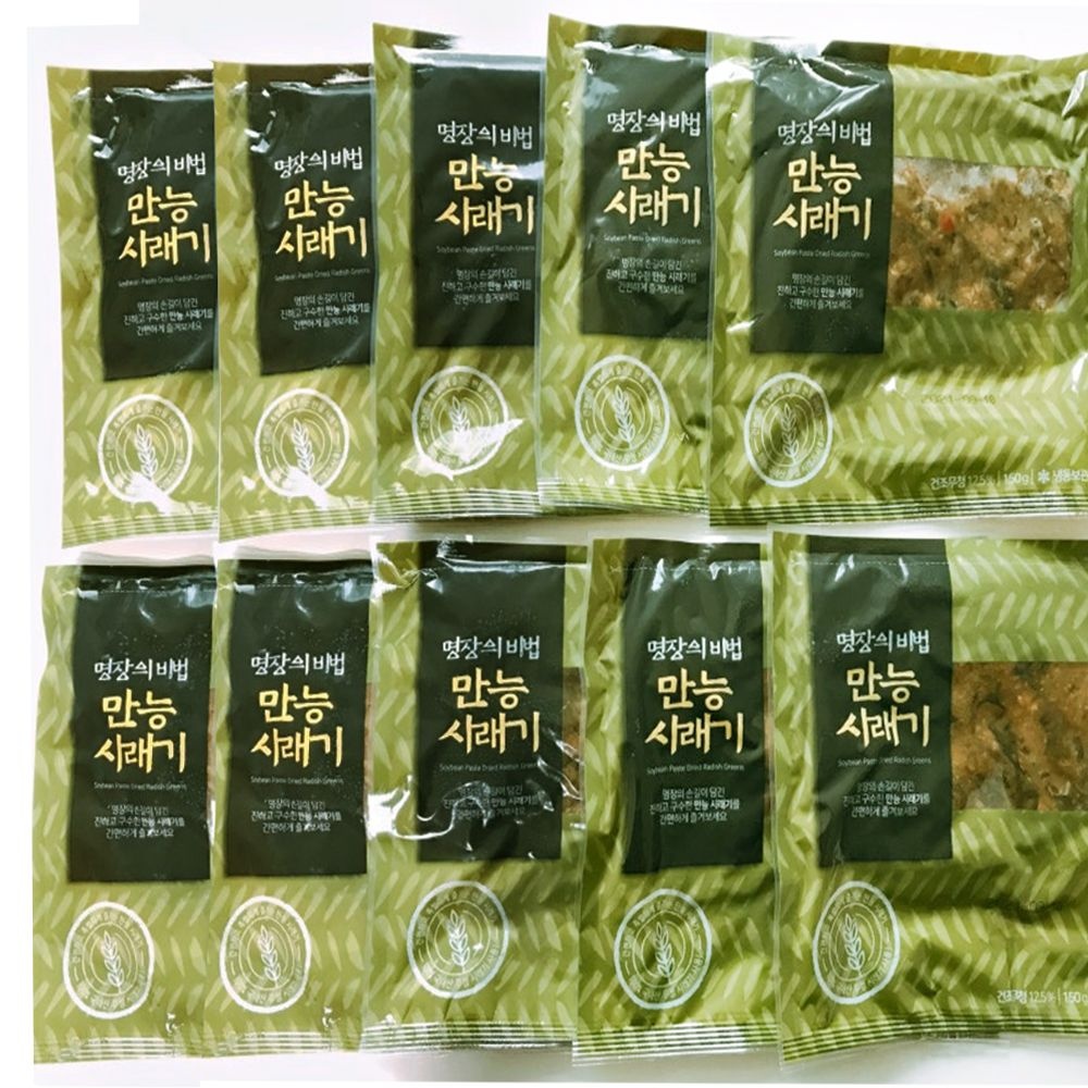 한춘섭 명장 간편 만능 된장 시래기 150g x 10팩