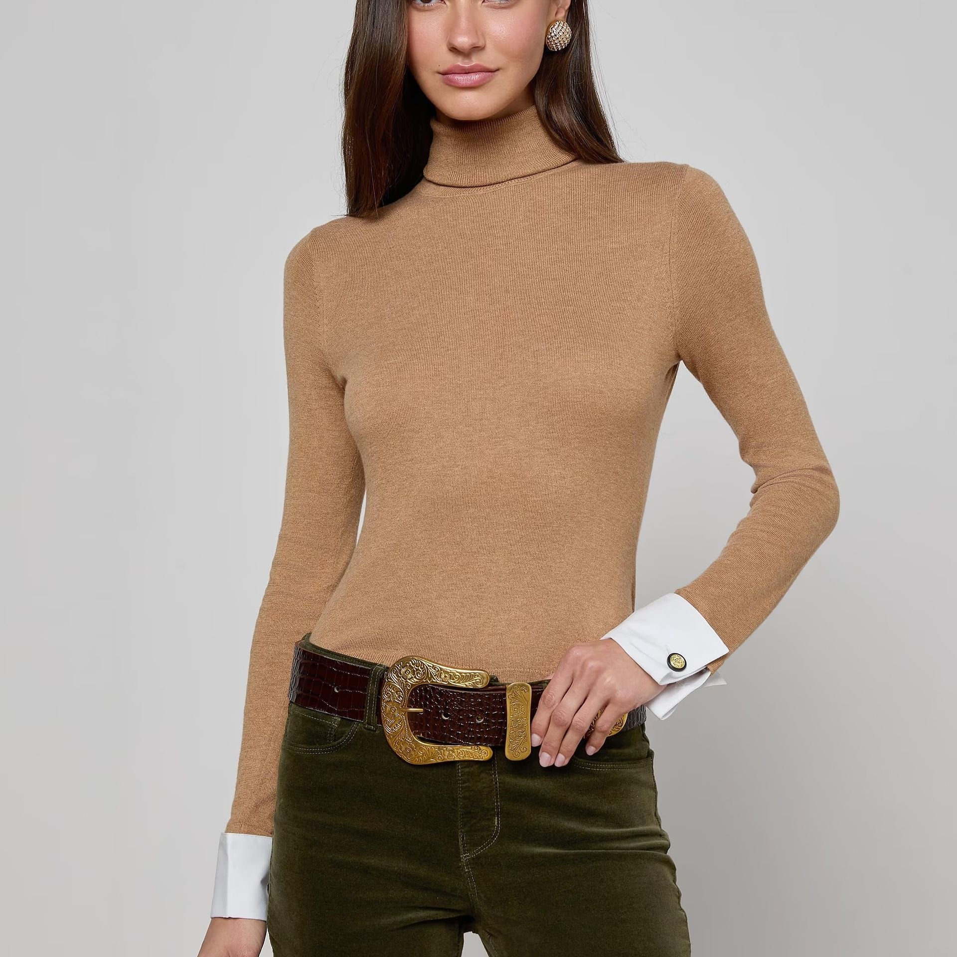 L'AGENCE 라장스 Flora Turtleneck 80015PSO CHWH